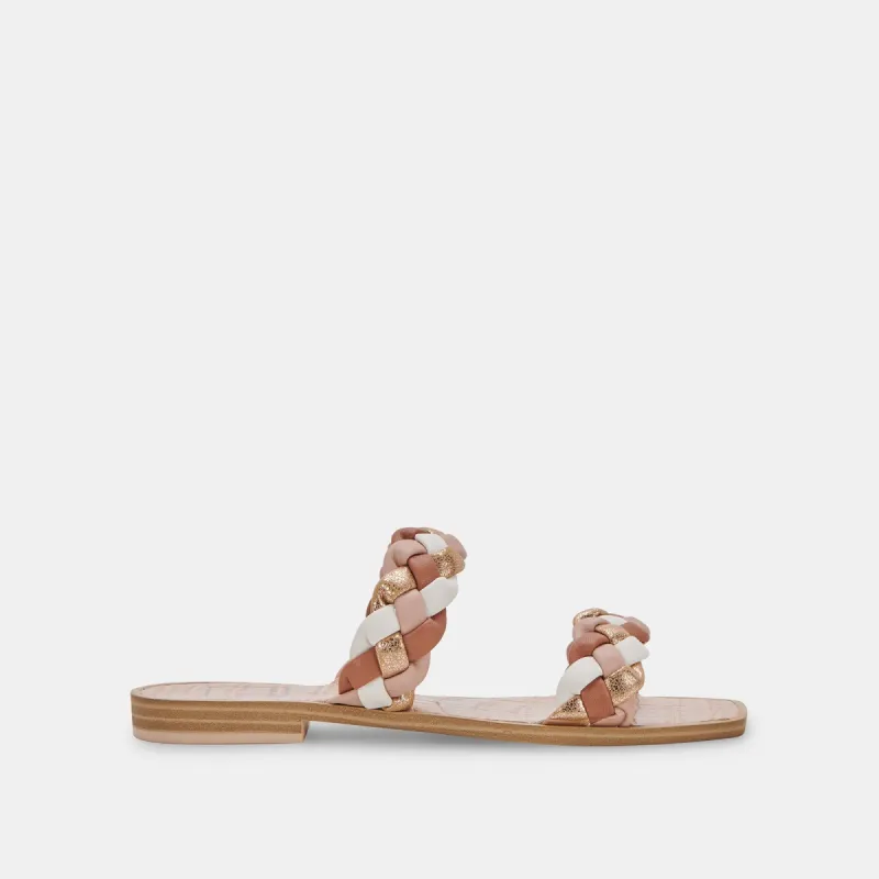 INDY SANDALS NATURAL MULTI STELLA sold by Dolce Vita