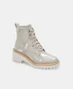 HINTO BOOTS SILVER METALLIC CALF HAIR re:vita sold by Dolce Vita