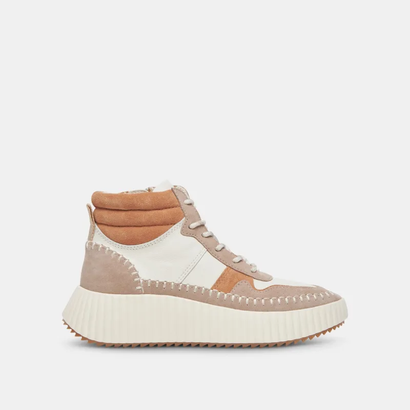 DALEY SNEAKERS TAUPE MULTI SUEDE - re:vita sold by Dolce Vita