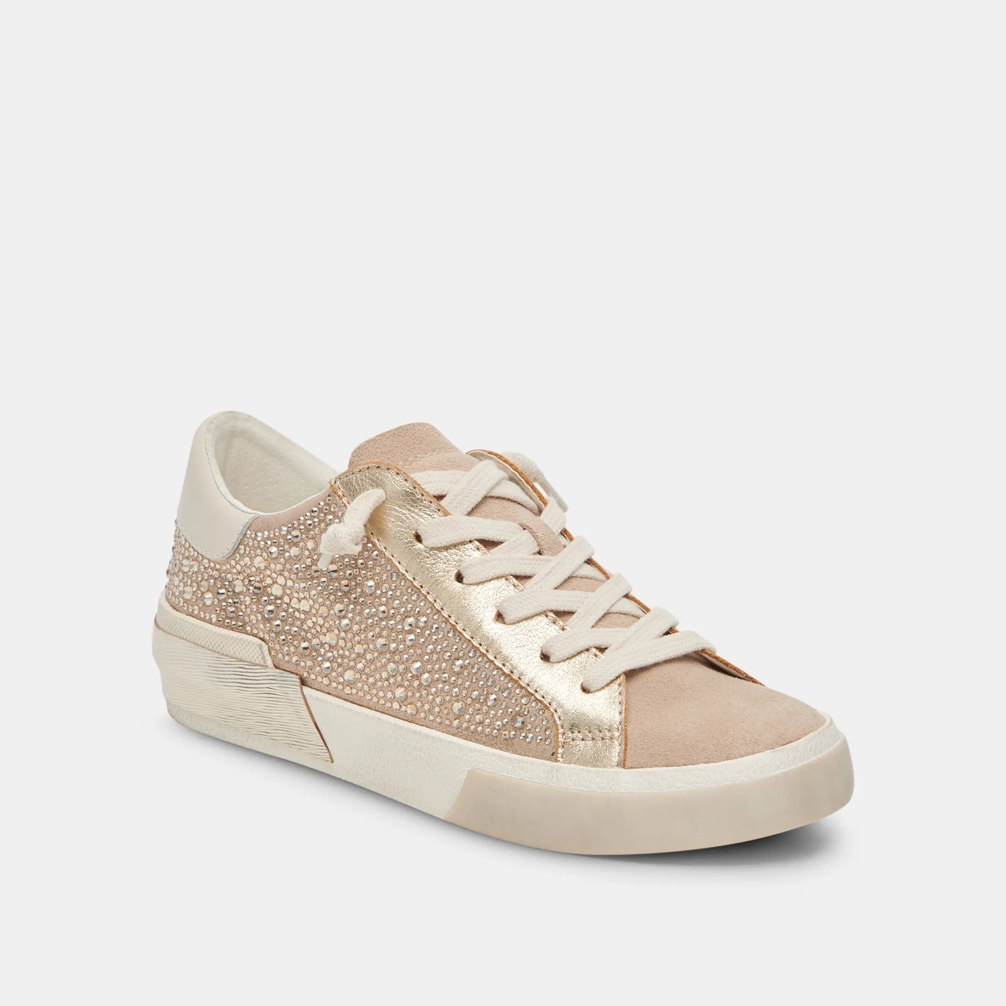 ZINA CRYSTAL SNEAKERS GOLD SUEDE sold by Dolce Vita product image thumbnail 3