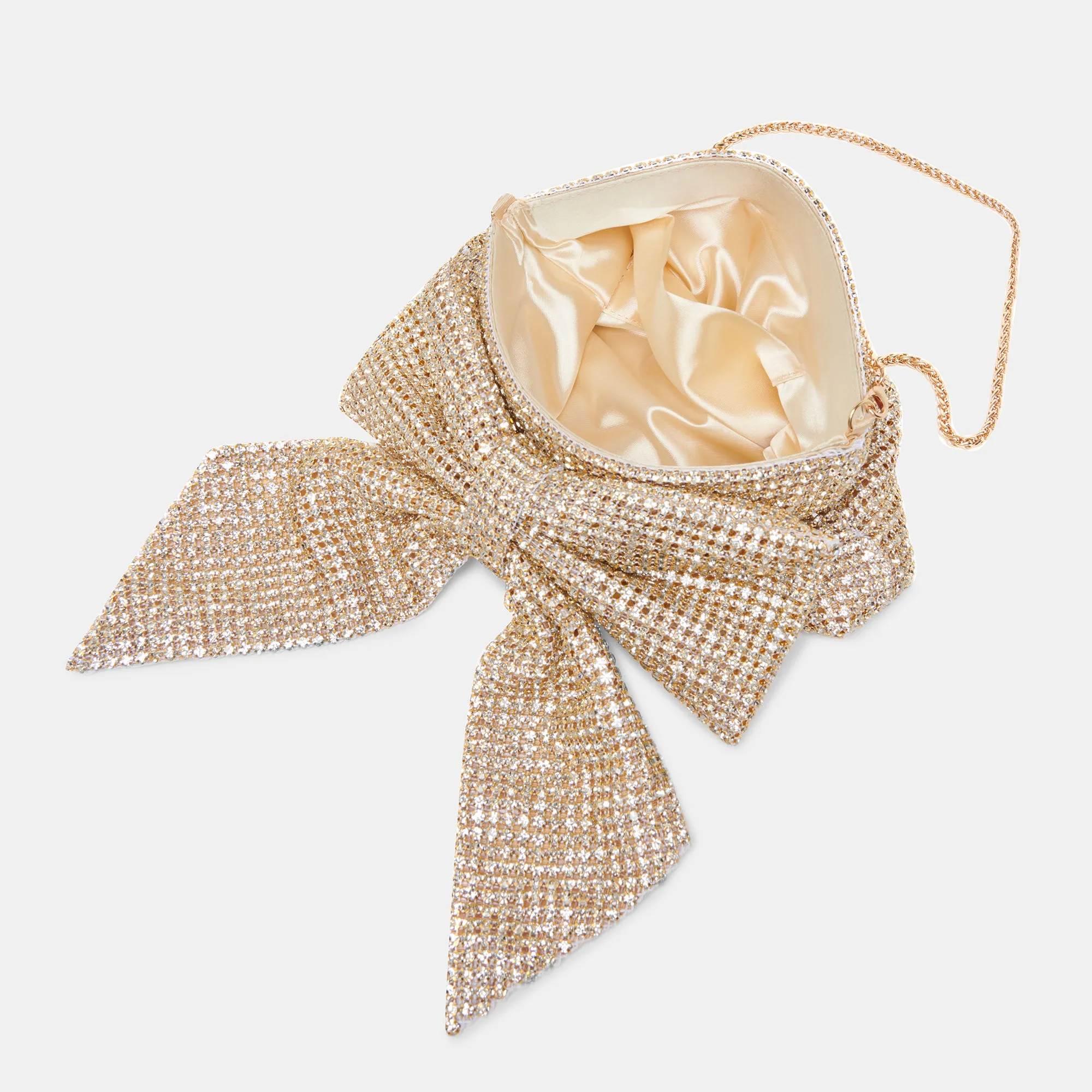 ISABELLA CLUTCH GOLD RHINESTONE MESH sold by Dolce Vita product image thumbnail 5