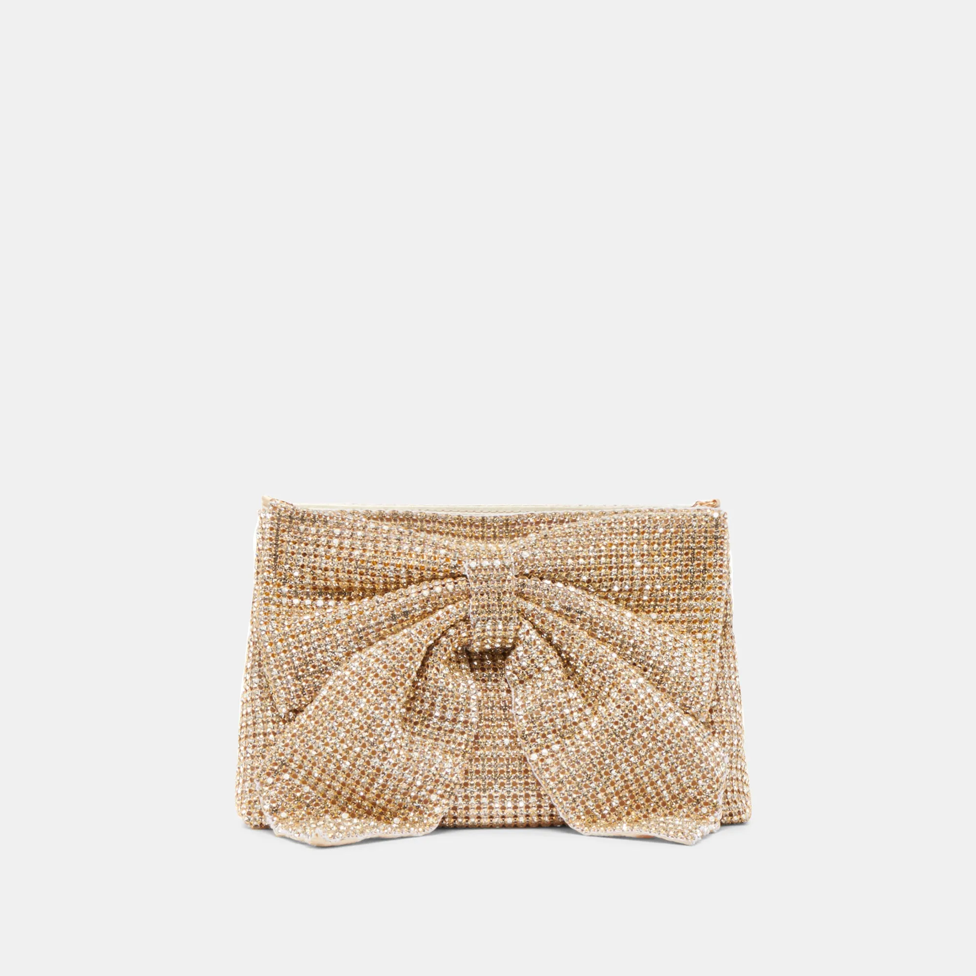 ISABELLA CLUTCH GOLD RHINESTONE MESH sold by Dolce Vita