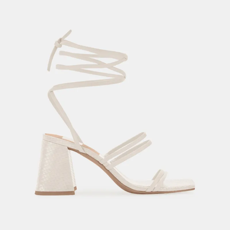 PAXX HEELS IVORY STELLA sold by Dolce Vita