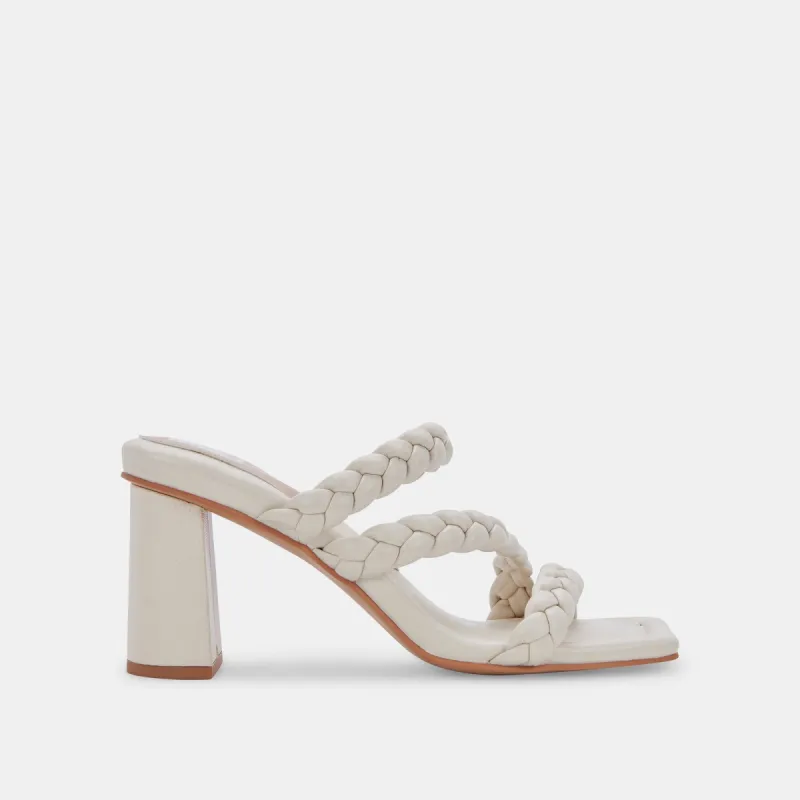 PANG HEELS IVORY STELLA sold by Dolce Vita