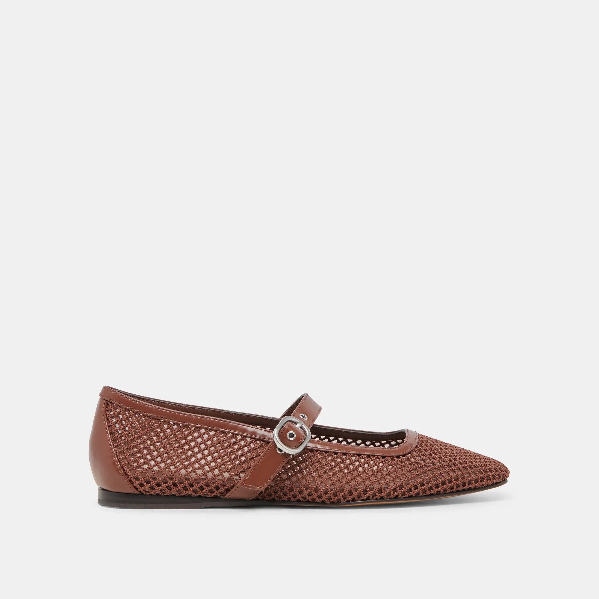 RODNI MESH BALLET FLATS TOFFEE WOVEN MESH sold by Dolce Vita