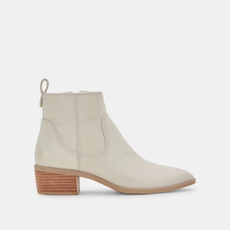 ABLE BOOTIES IVORY NUBUCK re:vita sold by Dolce Vita