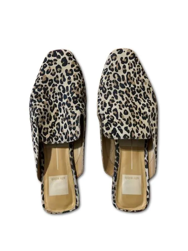 FLAT MULES LEOPARD - re:vita sold by Dolce Vita
