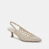 OLYMPA HEELS LIGHT GOLD METALLIC STELLA sold by Dolce Vita