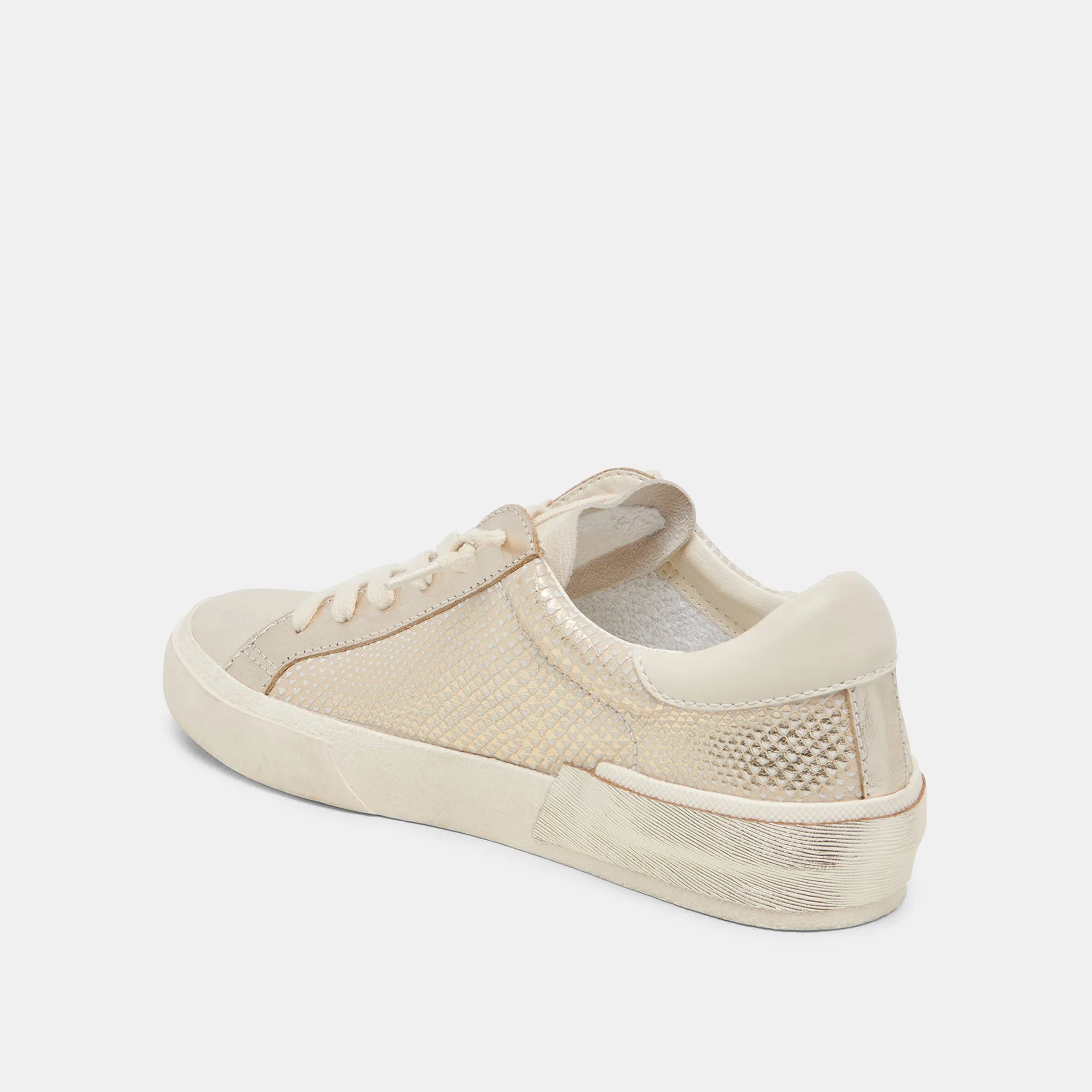 ZINA SNEAKERS CHAMPAGNE EMBOSSED LEATHER sold by Dolce Vita product image thumbnail 5