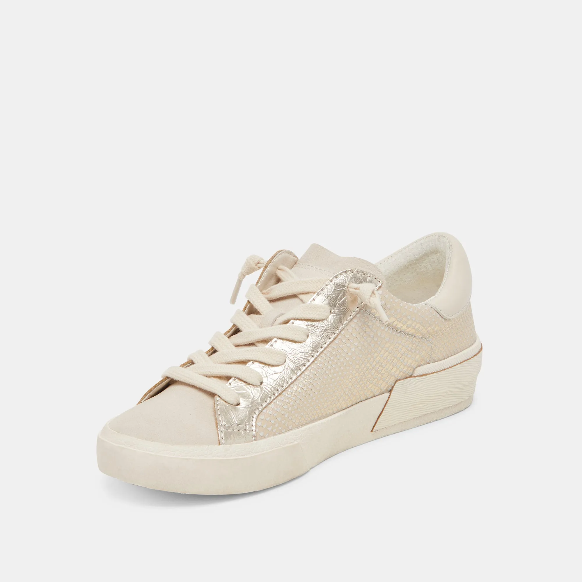 ZINA SNEAKERS CHAMPAGNE EMBOSSED LEATHER sold by Dolce Vita product image thumbnail 4