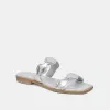 ILVA SANDALS SILVER DISTRESSED LEATHER sold by Dolce Vita