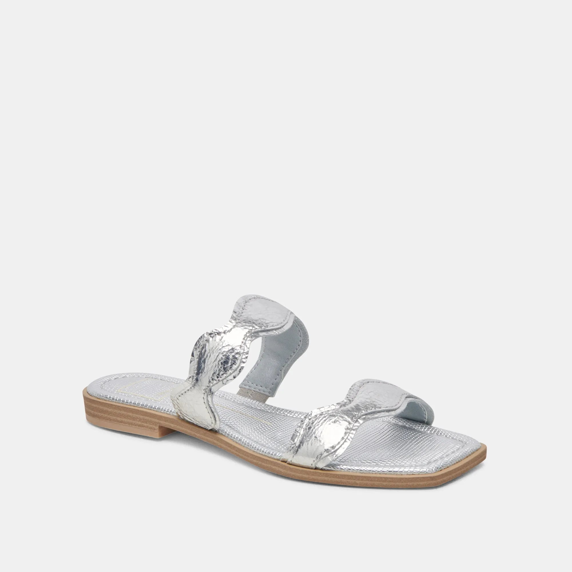ILVA SANDALS SILVER DISTRESSED LEATHER sold by Dolce Vita product image thumbnail 2