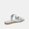 ILVA SANDALS SILVER DISTRESSED LEATHER sold by Dolce Vita