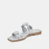 ILVA SANDALS SILVER DISTRESSED LEATHER sold by Dolce Vita