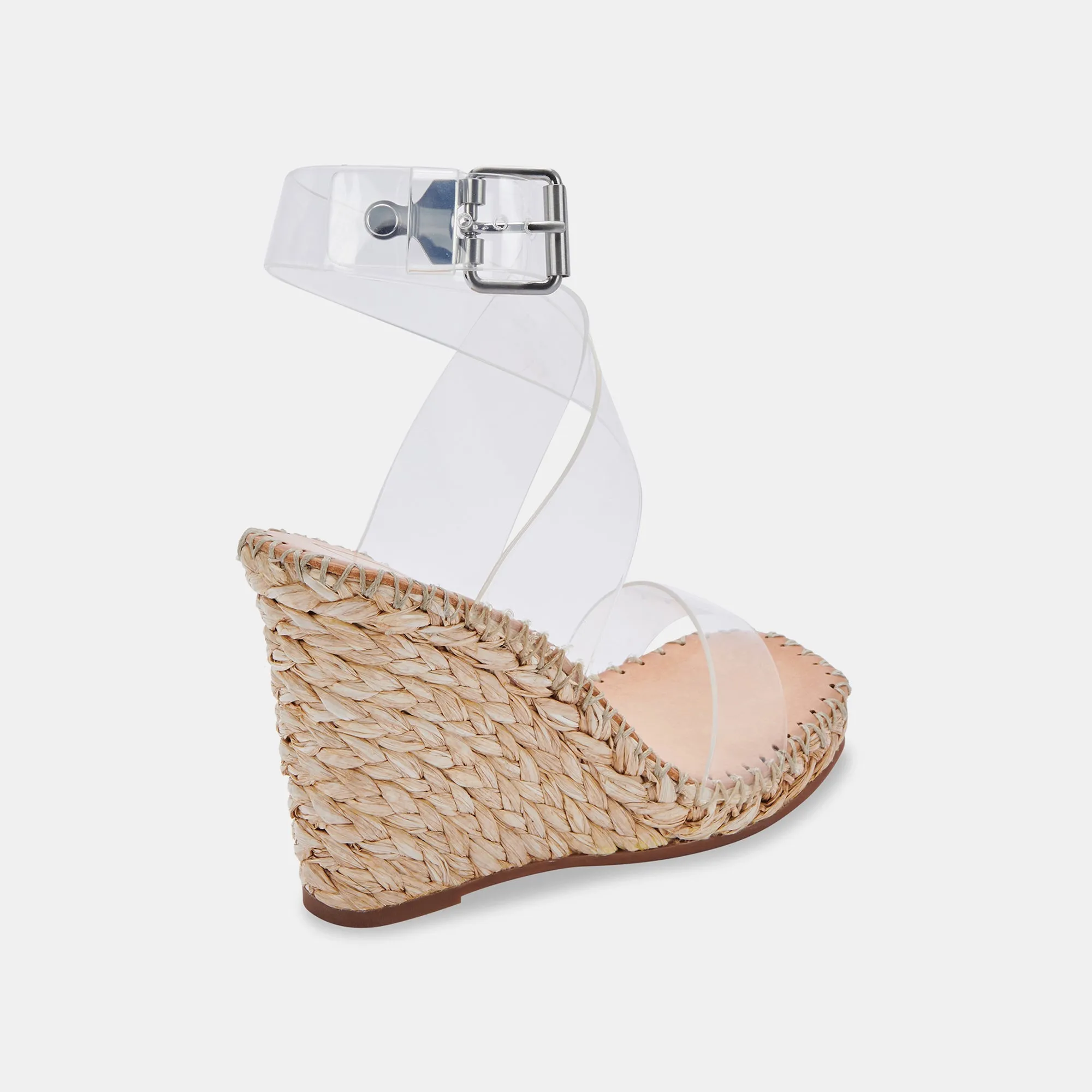 NEZZA VINYL WEDGES IN CRYSTAL VINYL - re:vita sold by Dolce Vita product image thumbnail 3