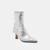 ARYA WIDE CALF BOOTS SILVER DISTRESSED LEATHER sold by Dolce Vita