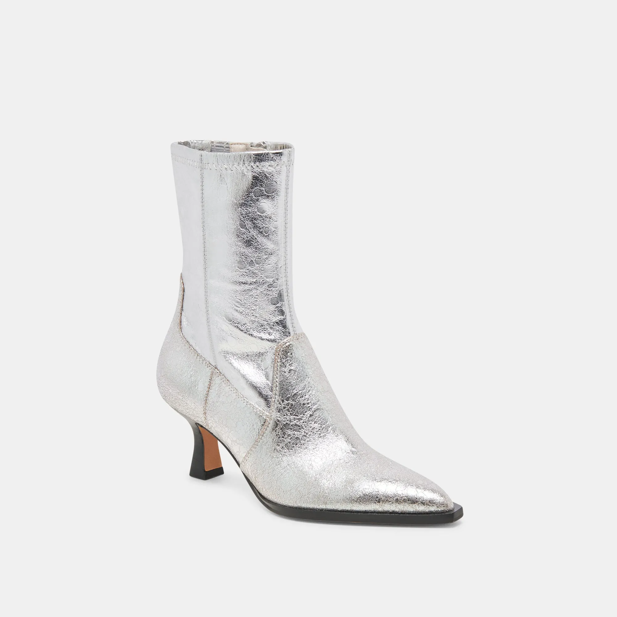 ARYA WIDE CALF BOOTS SILVER DISTRESSED LEATHER sold by Dolce Vita product image thumbnail 2