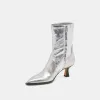 ARYA WIDE CALF BOOTS SILVER DISTRESSED LEATHER sold by Dolce Vita