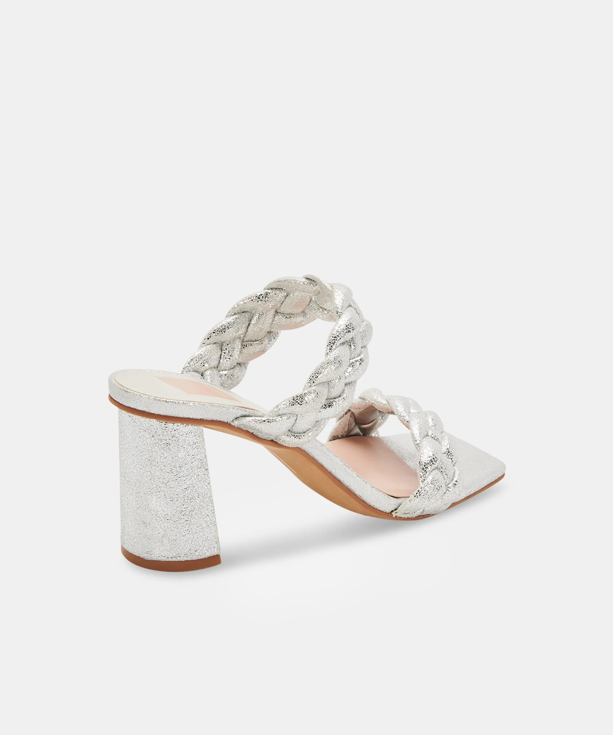 PAILY HEELS IN SILVER METALLIC STELLA SUEDE - re:vita sold by Dolce Vita product image thumbnail 5