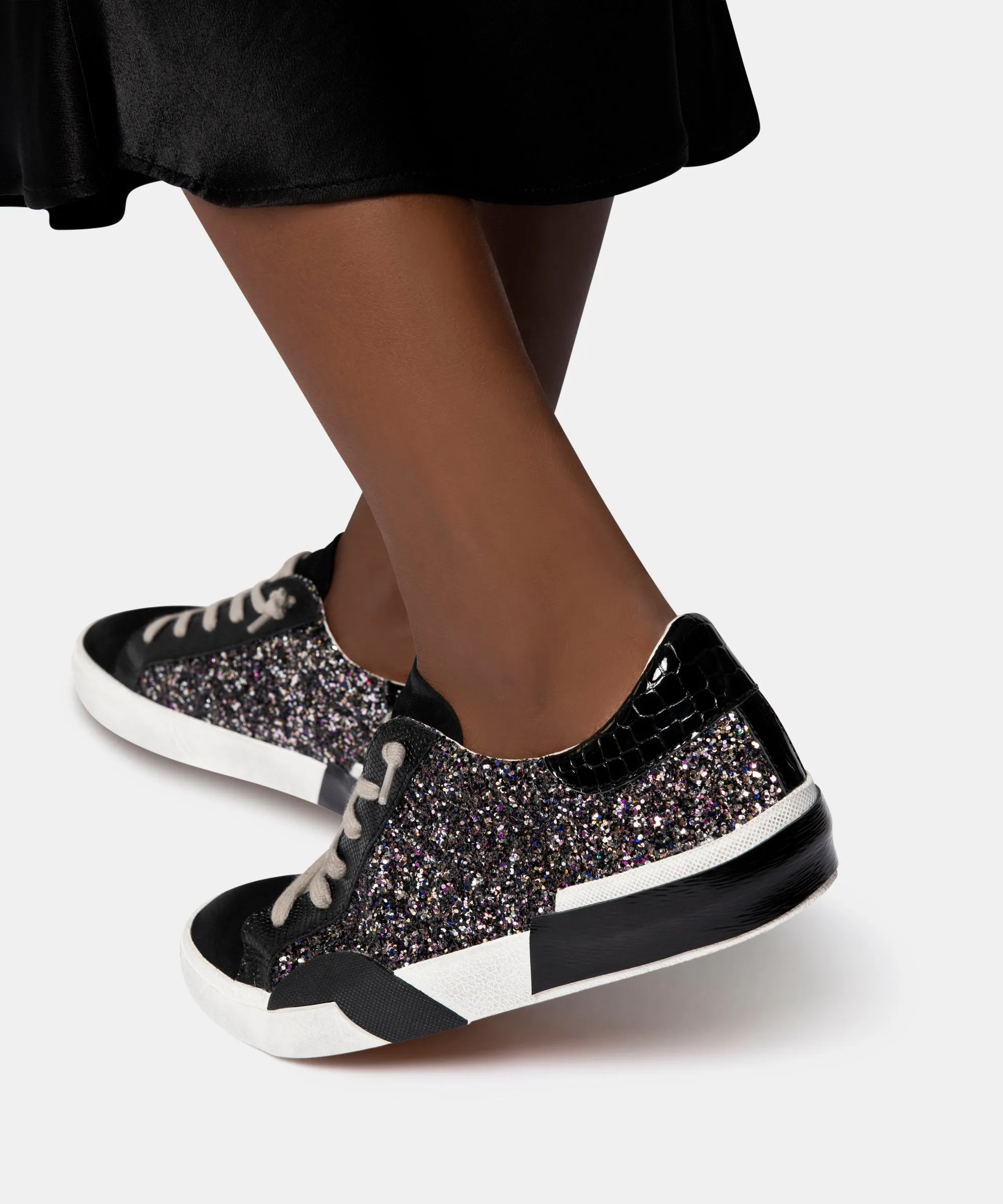 ZINA SNEAKERS BLACK METALLIC GLITTER sold by Dolce Vita product image thumbnail 2