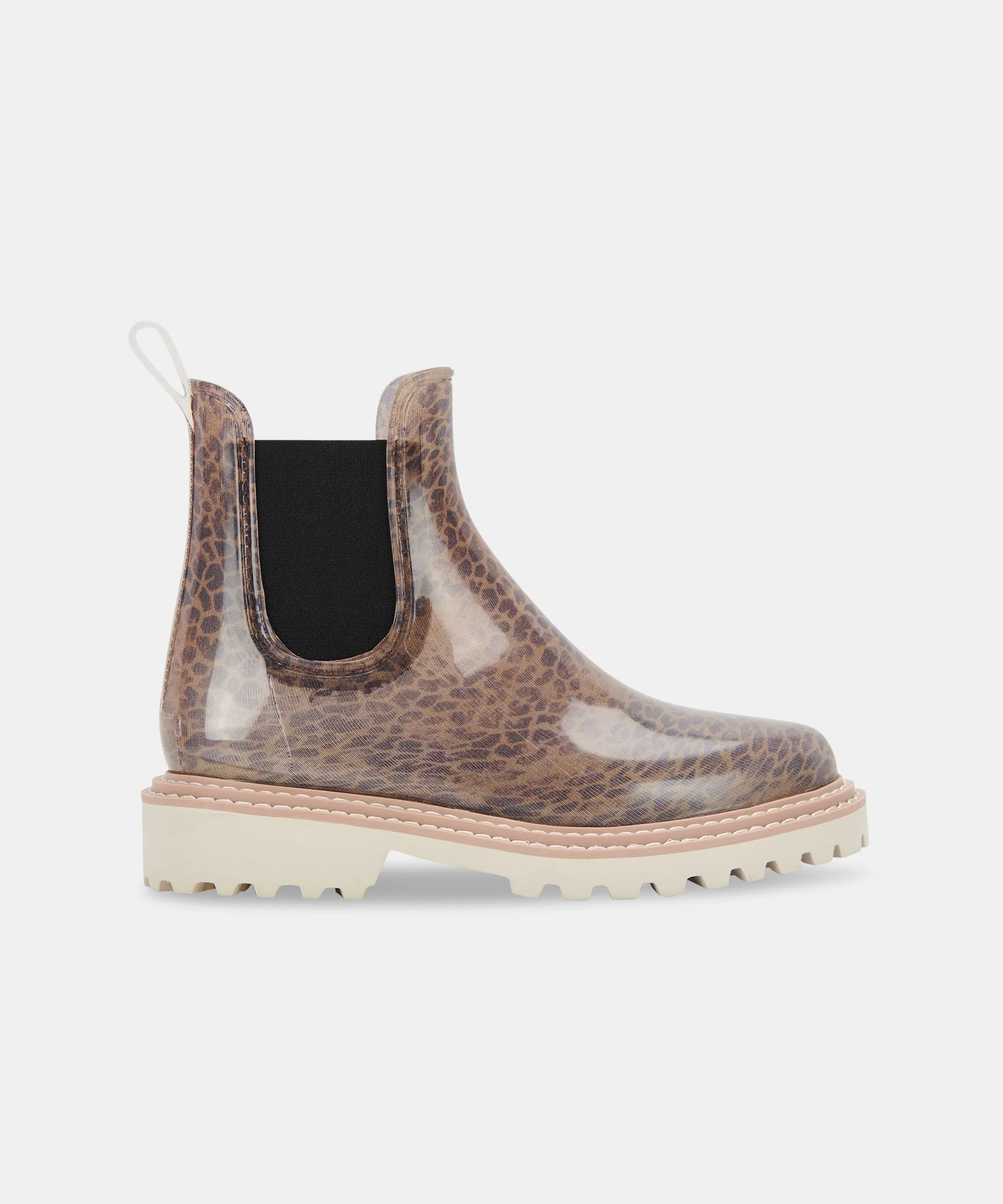 STORMY RAINBOOTS DK LEOPARD PATENT STELLA re:vita sold by Dolce Vita