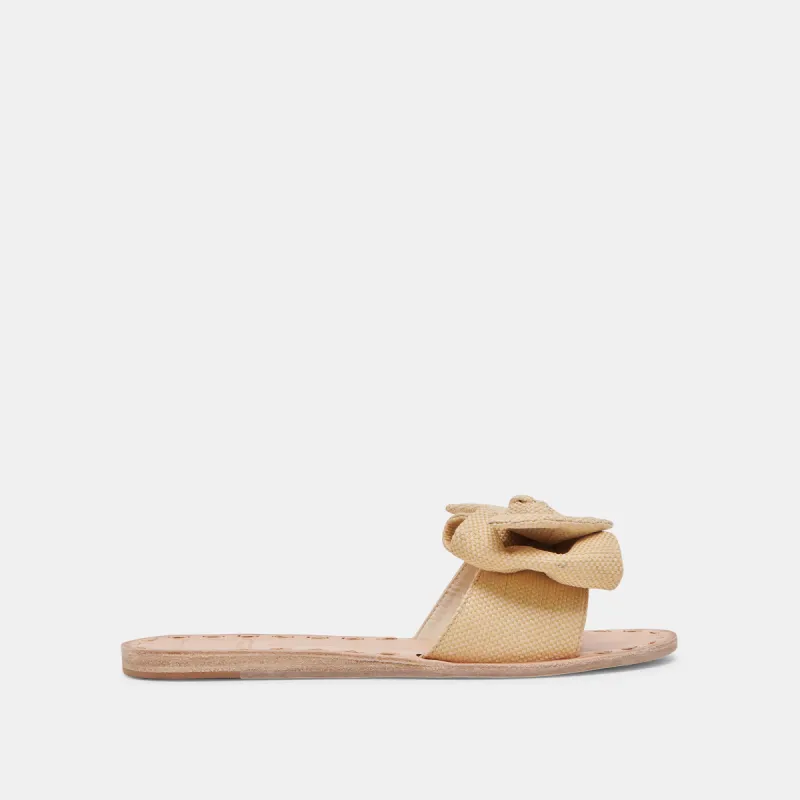 DARSEY SANDALS LT NATURAL RAFFIA sold by Dolce Vita