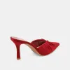 KAIRI HEELS CRIMSON SUEDE sold by Dolce Vita
