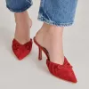 KAIRI HEELS CRIMSON SUEDE sold by Dolce Vita
