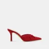 KAIRI HEELS CRIMSON SUEDE sold by Dolce Vita