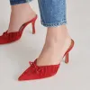 KAIRI HEELS CRIMSON SUEDE sold by Dolce Vita