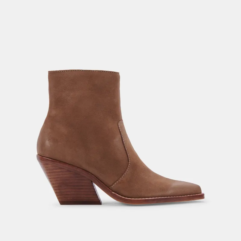 VOLLI BOOTS BROWN NUBUCK sold by Dolce Vita