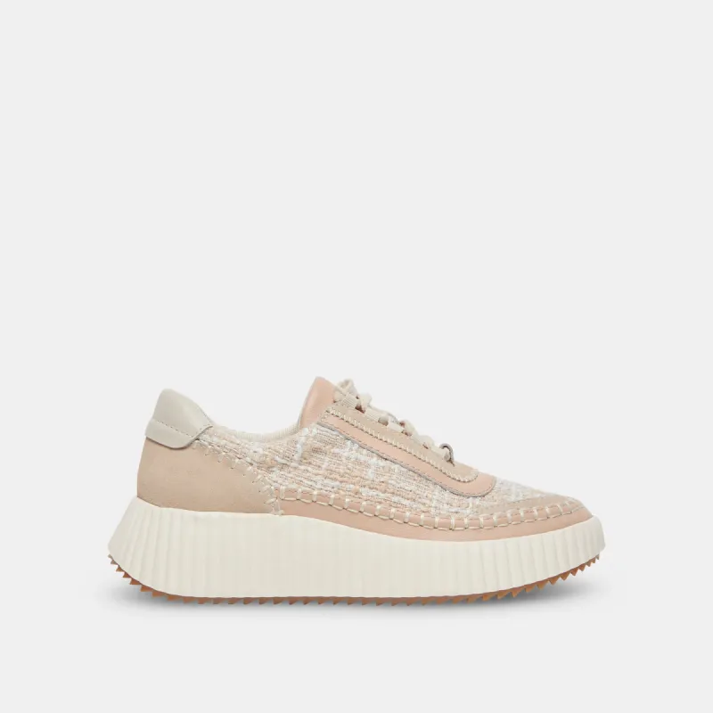 DOLEN SNEAKERS IVORY MULTI WOVEN - re:vita sold by Dolce Vita