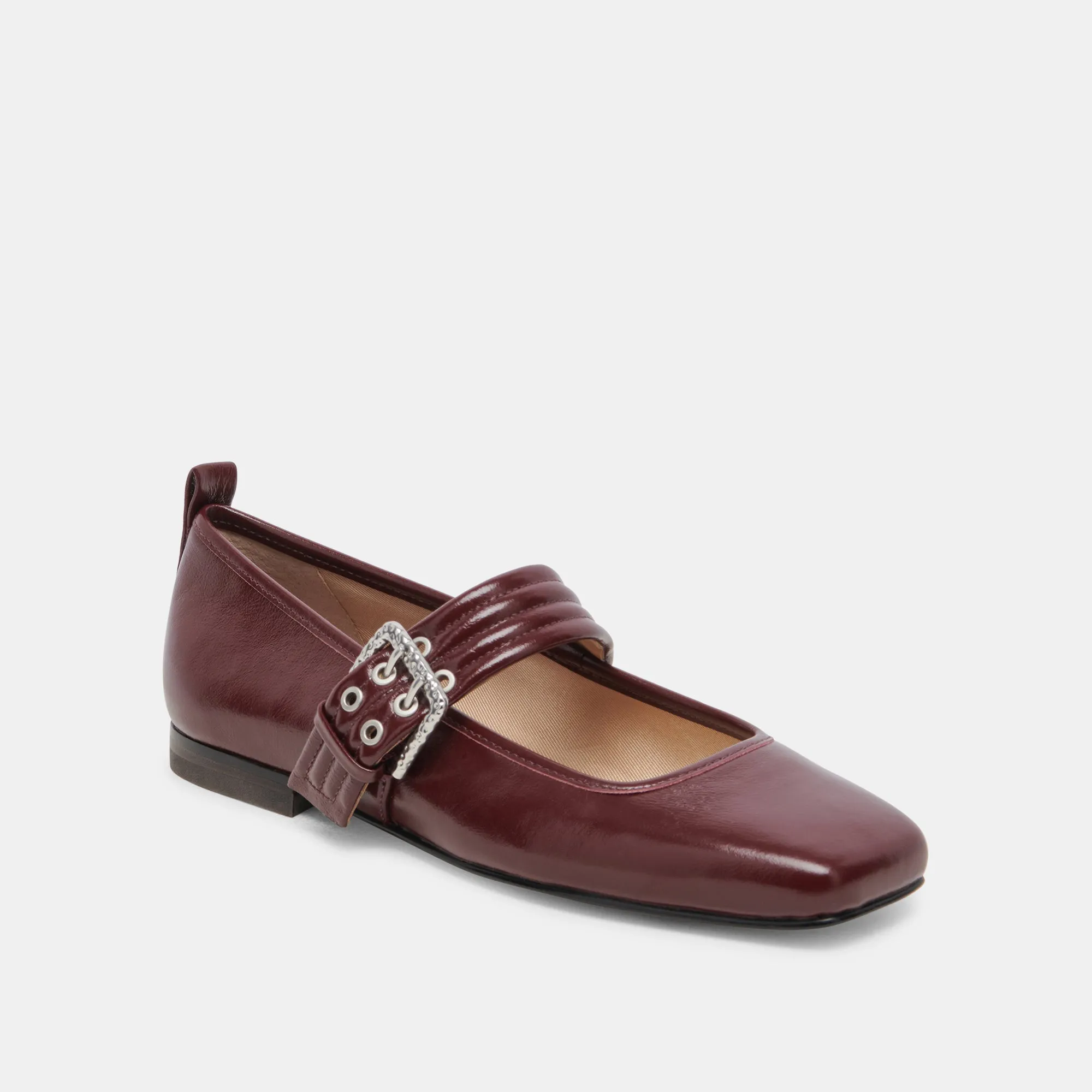 ARORA BALLET FLATS BURGUNDY CRINKLE PATENT sold by Dolce Vita product image thumbnail 3