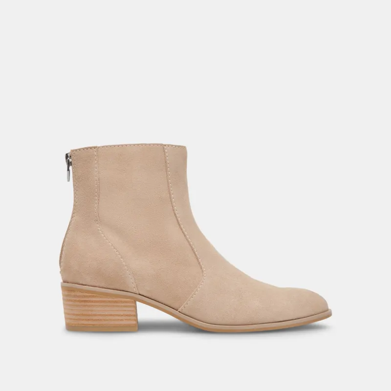 AYISHA BOOTIES DUNE SUEDE sold by Dolce Vita