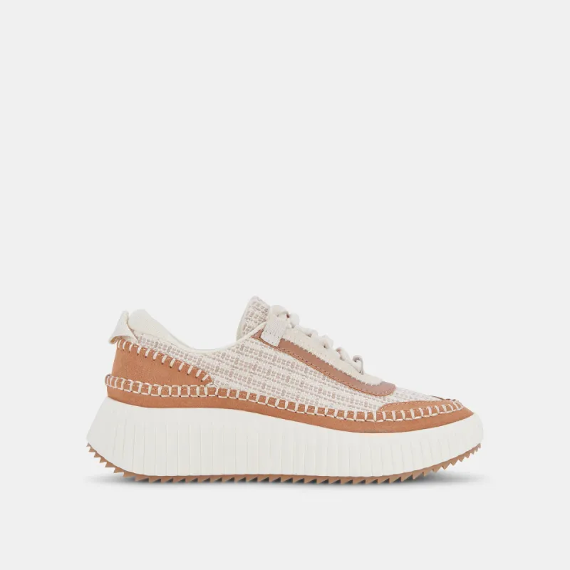 DOLEN SNEAKERS BROWN MULTI WOVEN sold by Dolce Vita