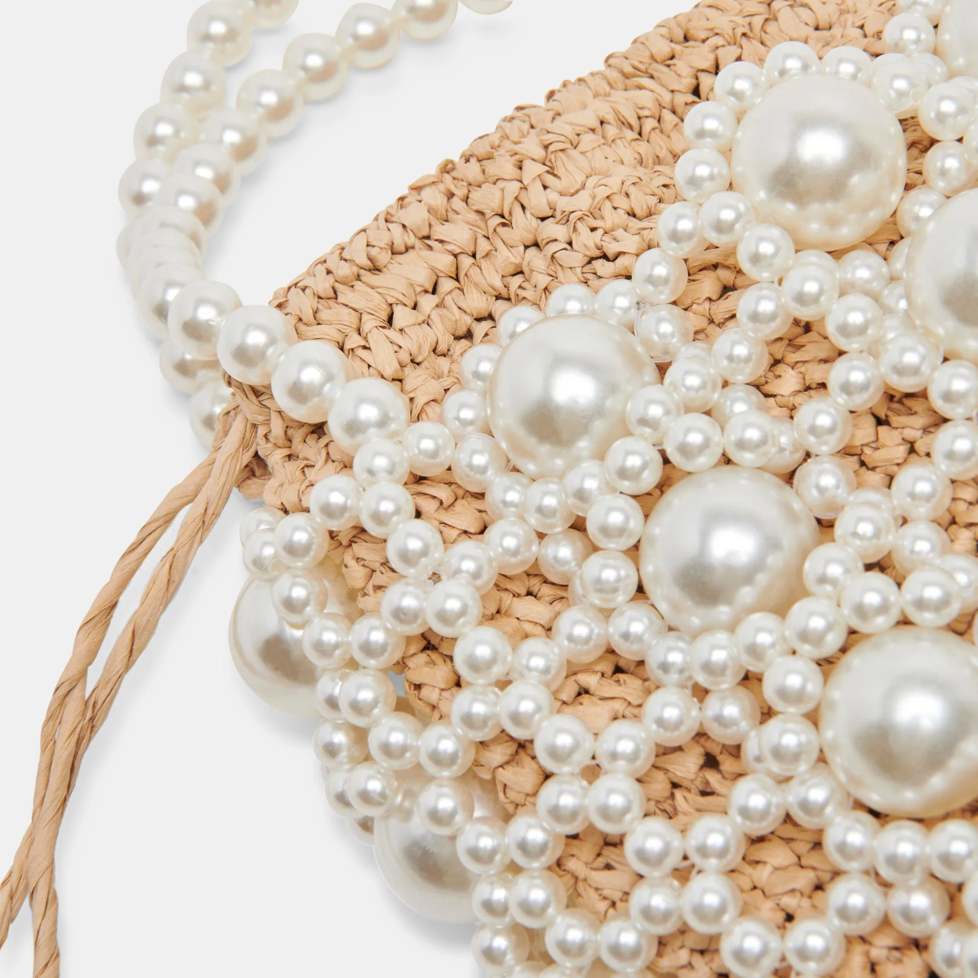 ADELINE HANDBAG NATURAL PEARL RAFFIA sold by Dolce Vita product image thumbnail 2