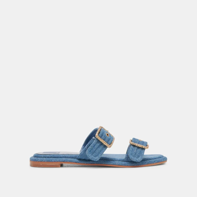 ALAINA SANDALS BLUE DENIM sold by Dolce Vita