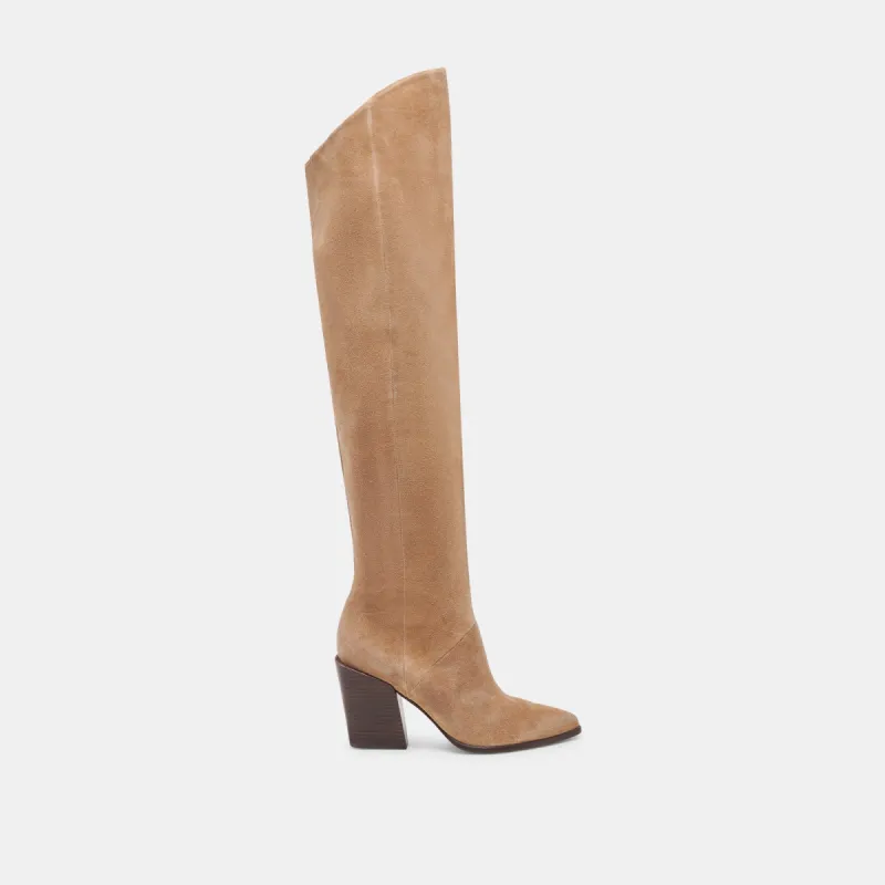 LUPIN BOOTS MUSHROOM SUEDE sold by Dolce Vita