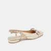 RAMANO FLATS PLATINUM DISTRESSED LEATHER sold by Dolce Vita