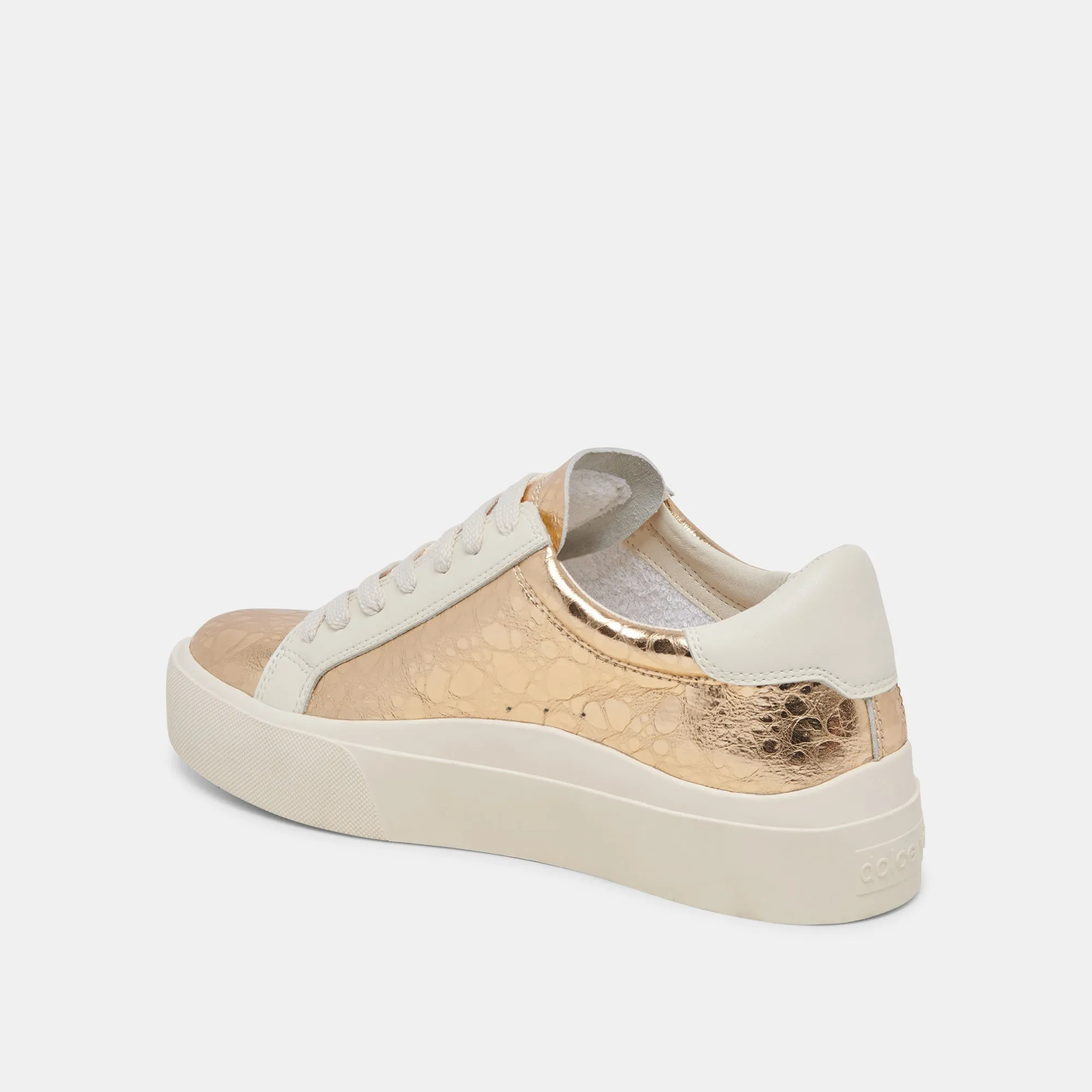 ZAYN 360 SNEAKERS GOLD DISTRESSED LEATHER sold by Dolce Vita product image thumbnail 5
