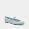 REYES BALLET FLATS SKY BLUE CRINKLE PATENT sold by Dolce Vita