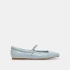 REYES BALLET FLATS SKY BLUE CRINKLE PATENT sold by Dolce Vita