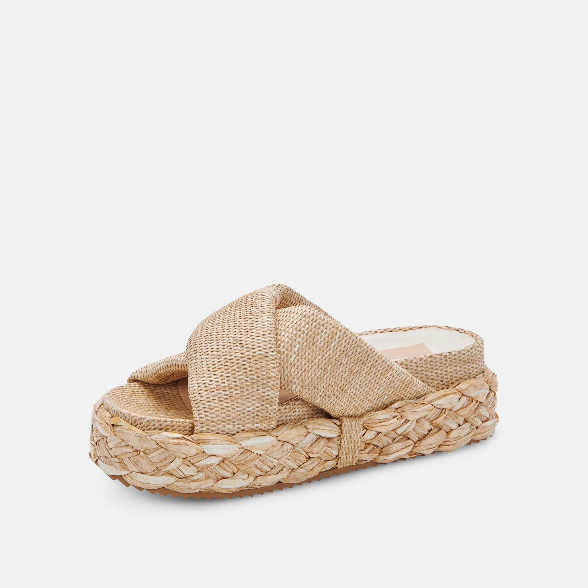 BLUME SANDALS LT NATURAL RAFFIA - re:vita sold by Dolce Vita product image thumbnail 4