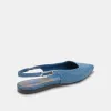 ELLEY FLATS BLUE DENIM sold by Dolce Vita