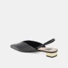 BYANCA FLATS BLACK LEATHER sold by Dolce Vita