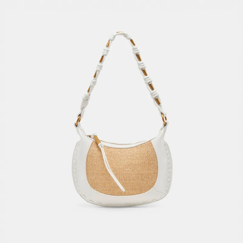 ELEANOR SHOULDER BAG NATURAL RAFFIA sold by Dolce Vita