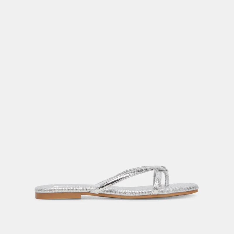 LUCCA SANDALS SILVER DISTRESSED STELLA sold by Dolce Vita