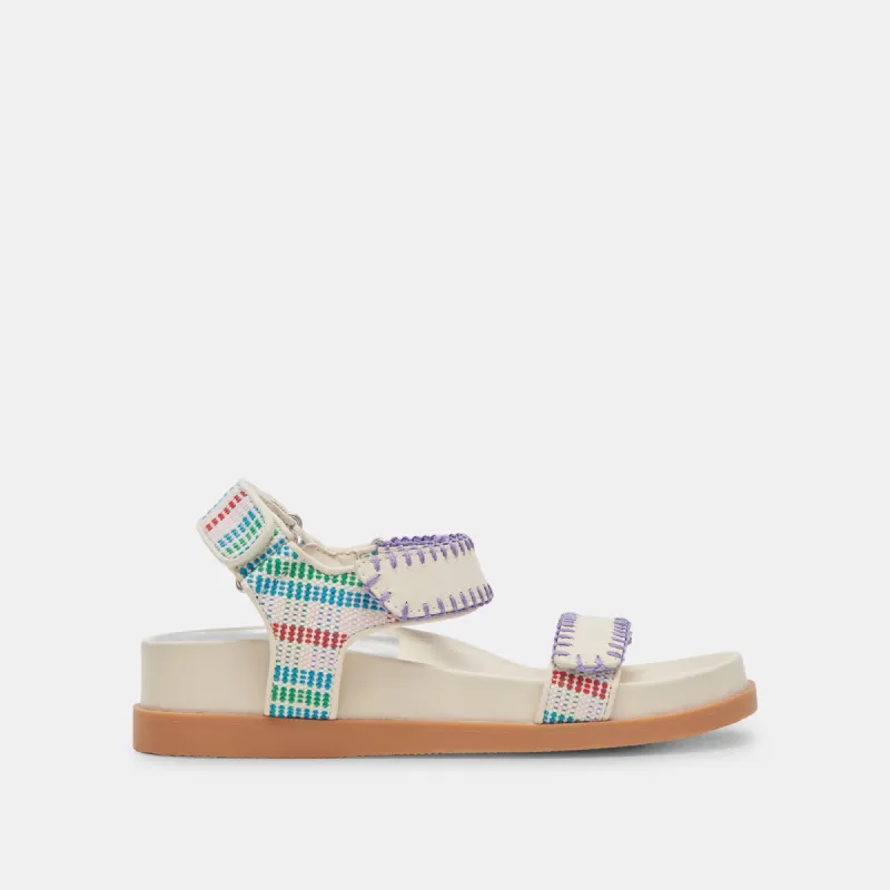 SENORA SANDALS IVORY MULTI NUBUCK sold by Dolce Vita