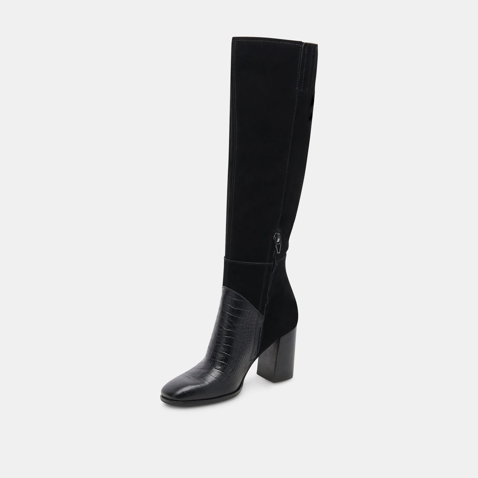 FYNN WIDE CALF BOOTS BLACK MULTI EMBOSSED LEATHER sold by Dolce Vita product image thumbnail 4