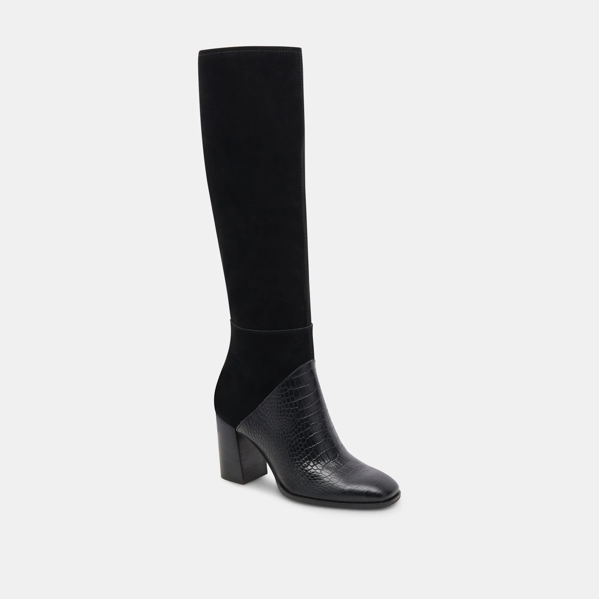 FYNN WIDE CALF BOOTS BLACK MULTI EMBOSSED LEATHER sold by Dolce Vita product image thumbnail 2